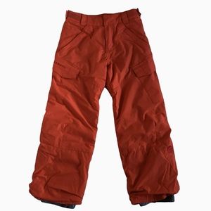 Billabong Grom Waterproof Snow pants. Pumpkin Orange. Size 8